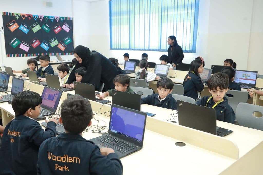 ICT lab with student computers