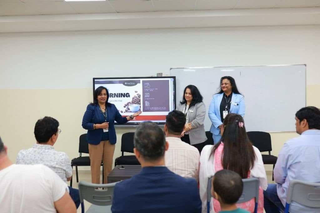 Parents at a Coffee Morning with the Principal